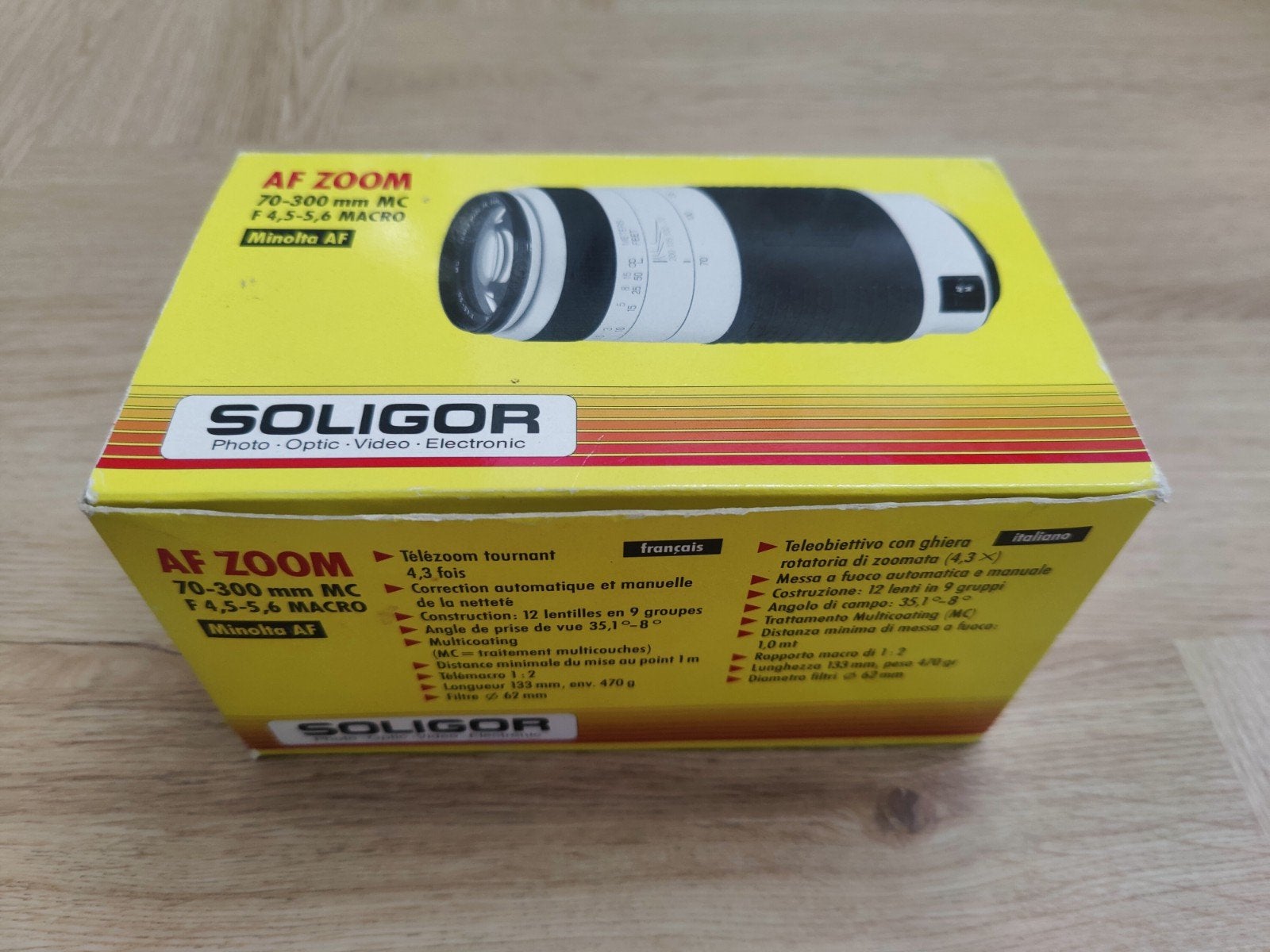 Soligor AF Zoom 70-300mm F4.5-5.6 MACRO lens voor Minolta, Audio, Tv en Foto, Fotografie | Lenzen en Objectieven, Ophalen of Verzenden