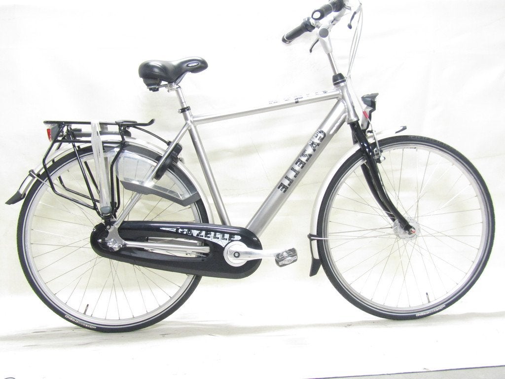 Gazelle Esprit zilver heren 55cm 28inch, 53 tot 57 cm, Gebruikt, Gazelle, Versnellingen