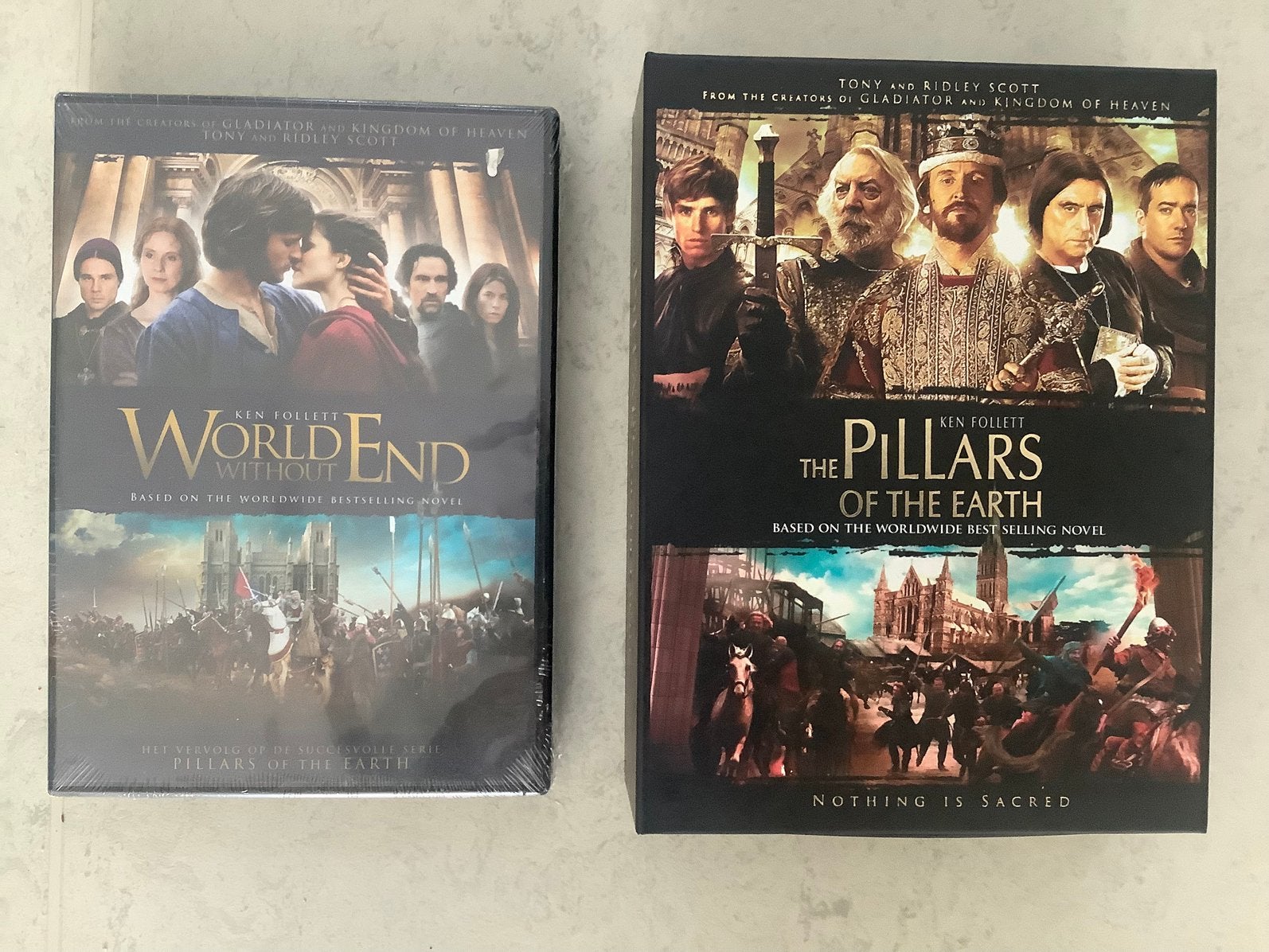The Pillars of the Earth Collector’s Ed + World Without End, Alle leeftijden, Ophalen of Verzenden, Zo goed als nieuw