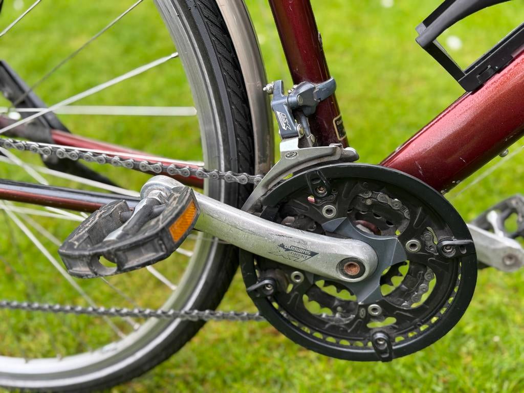 Koga Miyata fiets type traveler,, Ophalen, Gebruikt, Crankstel of Pedalen, Aluminium