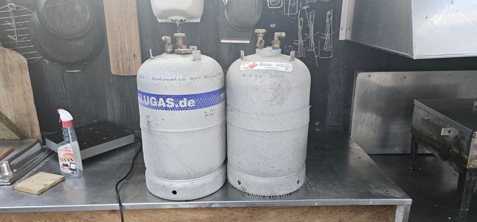 lpg gasfles aluminium, Ophalen of Verzenden, Gas