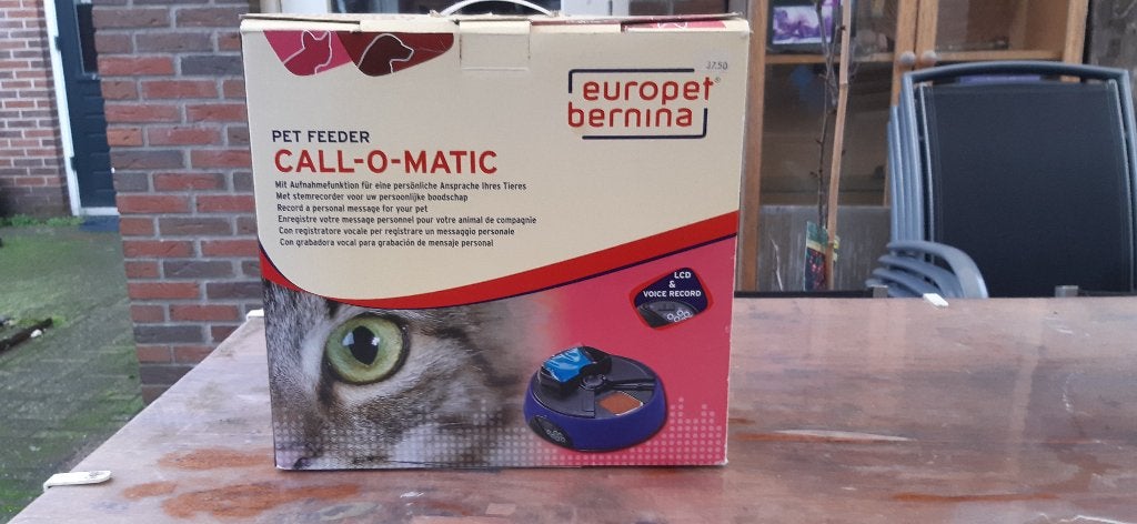 petfeeder + reisvoederbak, Ophalen of Verzenden, Gebruikt