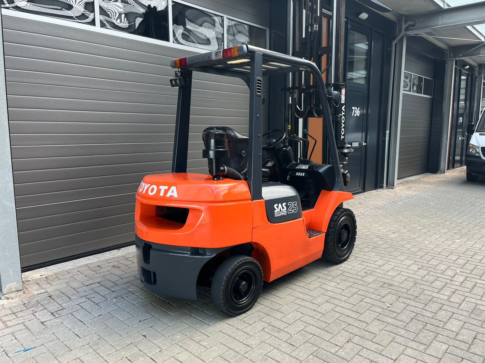 Heftruck Toyota 2.5 tons diesel sideshift, 2000 tot 3000 kg, Ophalen of Verzenden, Diesel, Heftruck