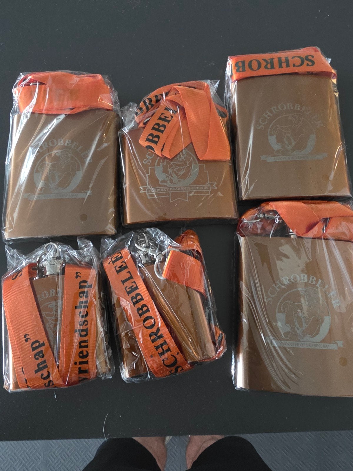 6x Schrobbeler Heupflessen - Nieuw in verpakking, Ophalen, Nieuw