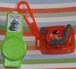 Crazy Frog speelgoed: telefoon en platenspeler, Ophalen of Verzenden, Gebruikt