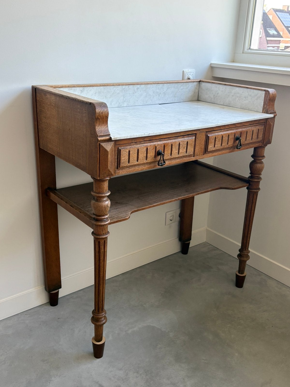 Commode antiek, Kinderen en Baby's, Kinderkamer | Commodes en Kasten, Ophalen, Gebruikt, 75 tot 100 cm, Voetruimte