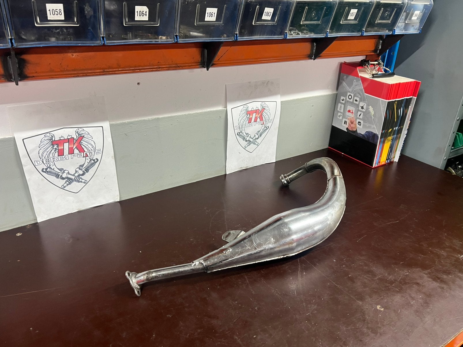Derbi/aprilia voca chrome 50/70 onderlangs, Gebruikt, Onderlangs voca, 50/70, Ophalen of Verzenden