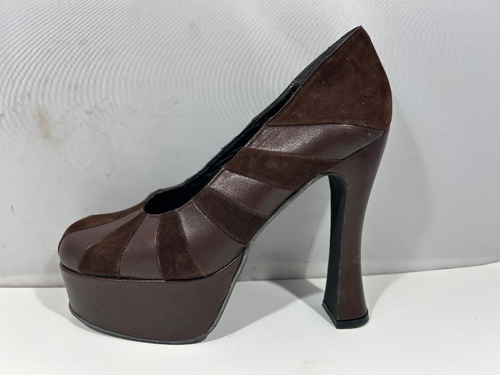 Guilty, maat 38 extravagante vintage schoenen, Kleding | Dames, Schoenen, Bruin, Verzenden, Guilty, Zo goed als nieuw
