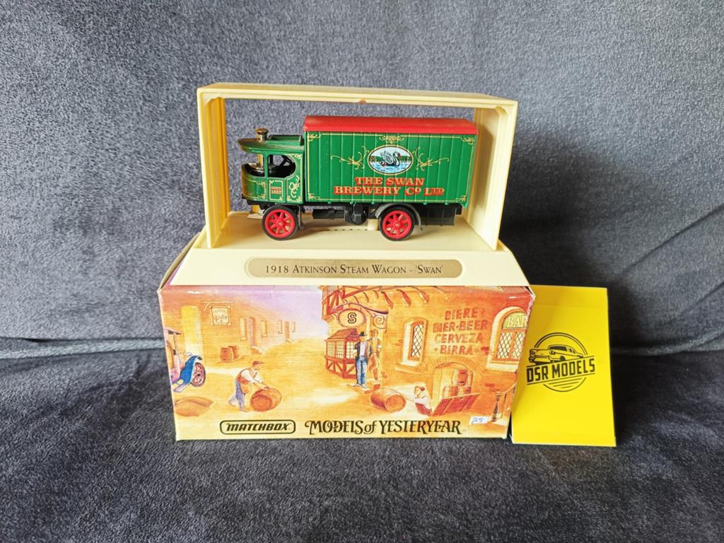 1:43 1918 Atkinson Steam Wagon-Swan, S, Auto, Matchbox, R