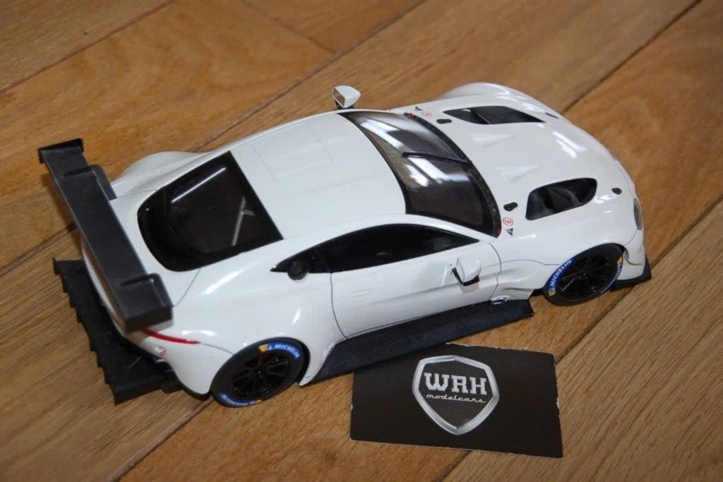 1:18 ASTON MARTIN VANTAGE GTE LM wit Autoart no box WRH, Hobby en Vrije tijd, Modelauto's | 1:18, Verzenden, Zo goed als nieuw