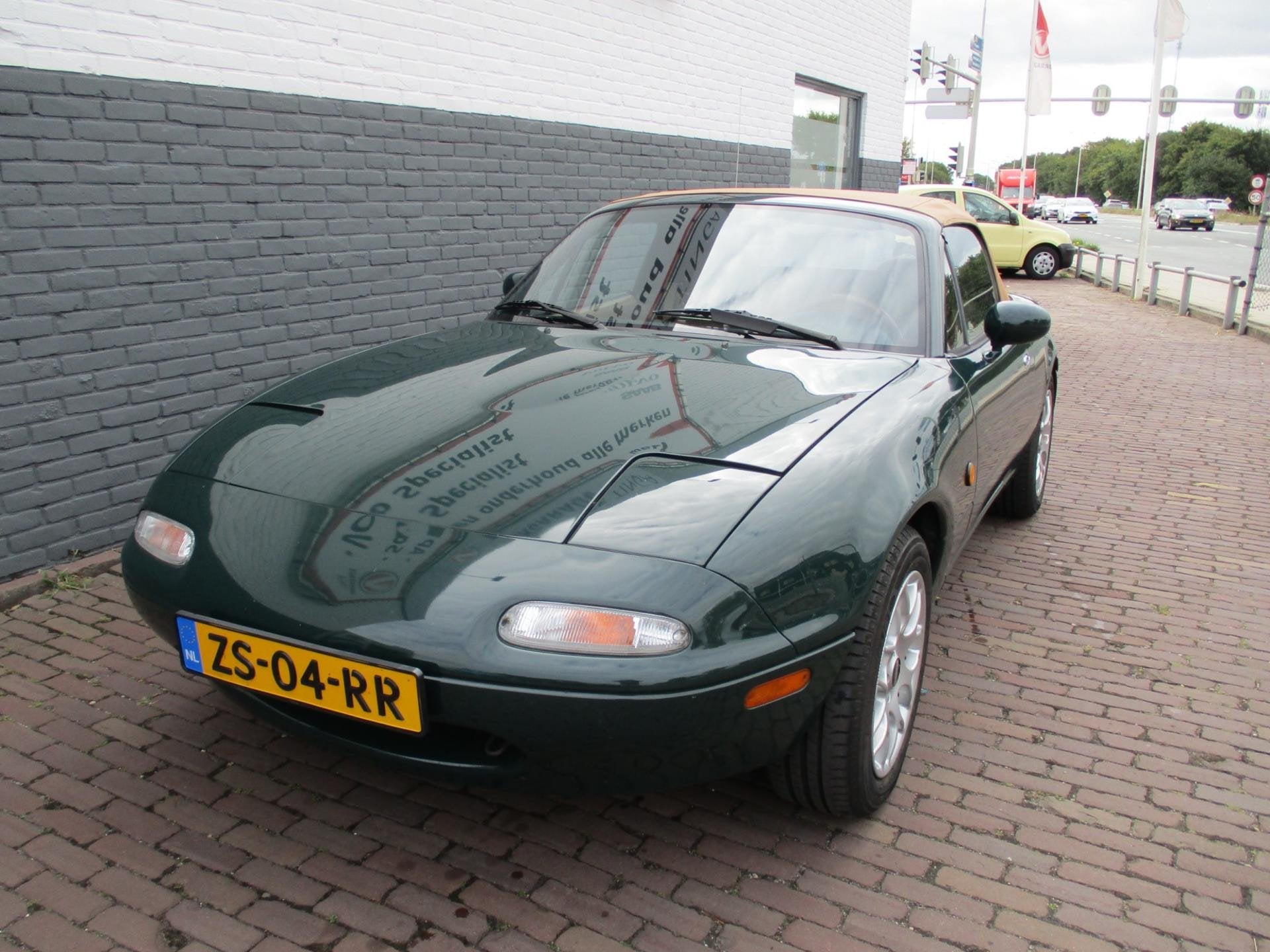 Mazda MX-5 1.6i-16V Limited edition org. Ned auto NAP, Gebruikt, Beige, 4 cilinders, Cabriolet
