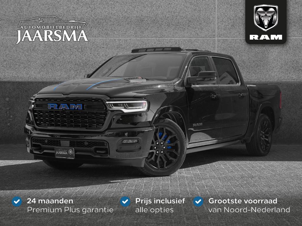 Dodge Ram 1500 3.0L SST H.O. 549PK Limited Night CrewCab 4x4, Automaat, Zwart, 2993 cc, Zwart