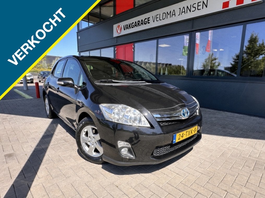 Toyota Auris VERKOCHT 1.8 FULL HYBRID ASPRATION (bj 2012), Euro 5, Stof, Gebruikt, 4 cilinders