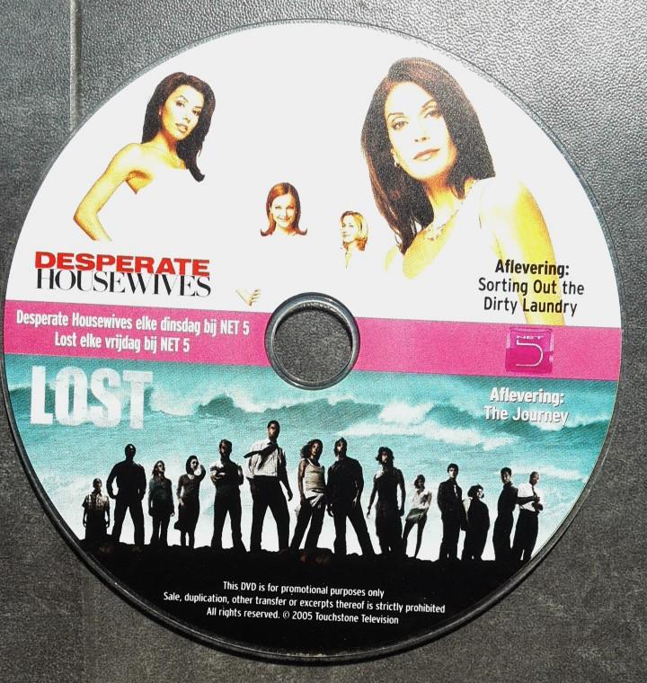 DVD - Desperate Housewives - Lost - 2 afleveringen - Promo, Alle leeftijden, Ophalen of Verzenden, Zo goed als nieuw, Overige genres