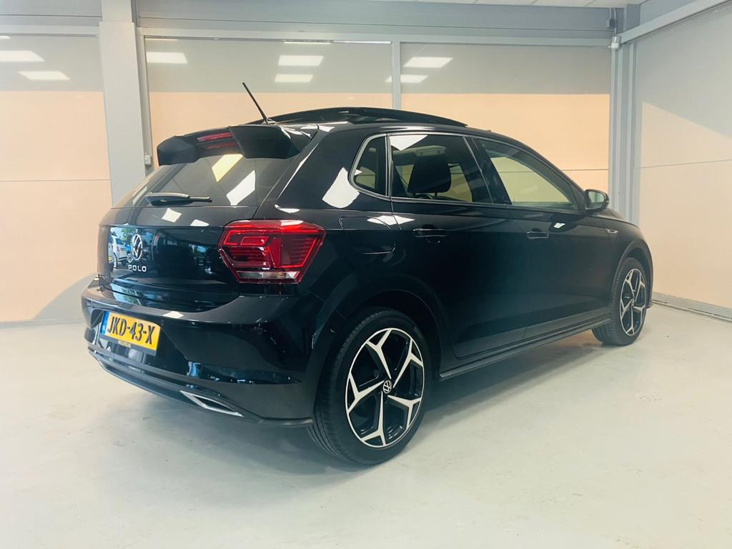 Volkswagen POLO 1.0 TSI | 2x R-LINE | CAMERA | LED | SCHUIFD, Gebruikt, Euro 6, Zwart, Automatische klimaatregeling