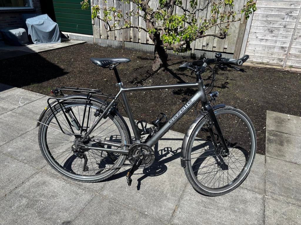 Gazelle Ultimate Marco Polo Herenfiets, Fietsen en Brommers, Velgrem, Versnellingen, Ophalen of Verzenden, Zo goed als nieuw