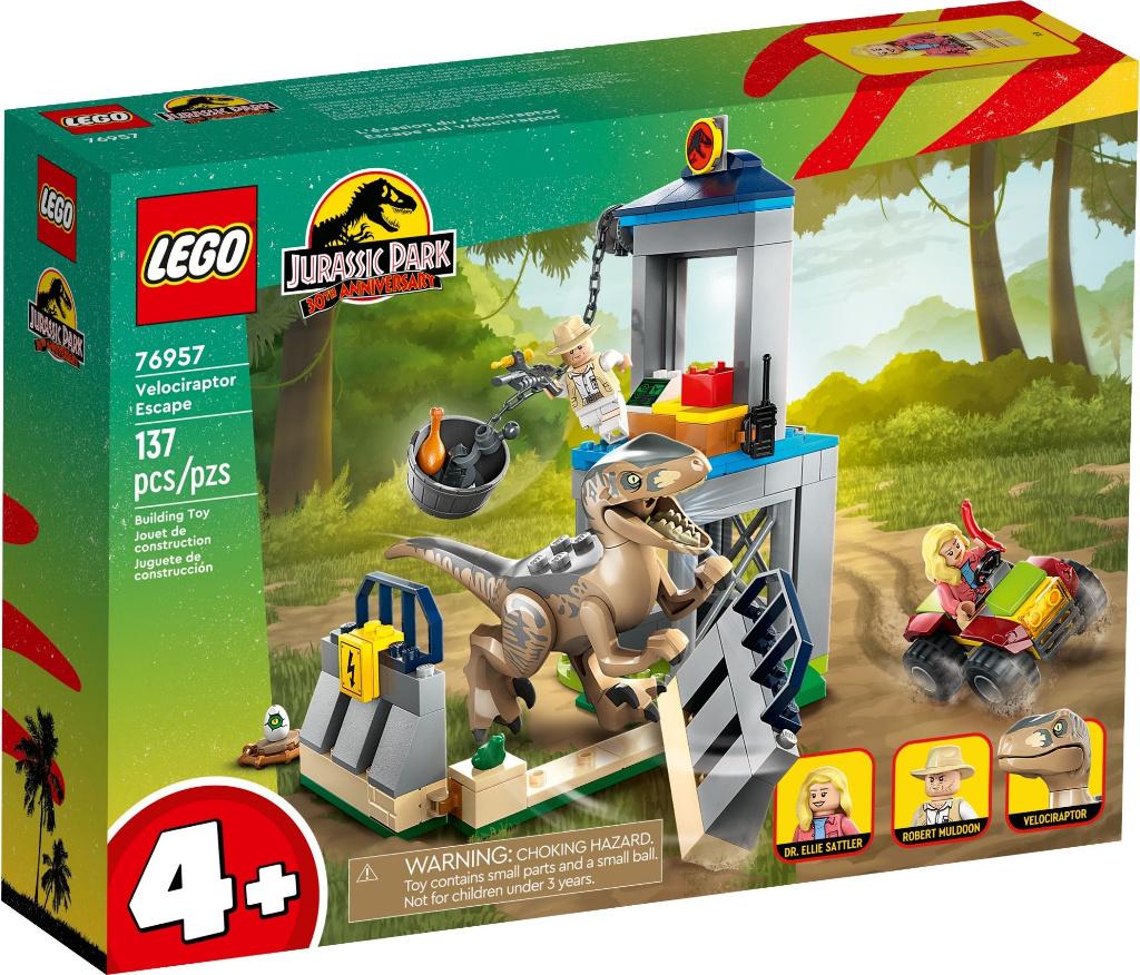LEGO 76957 JURASSIC PARK - Velociraptor ontsnapping (sealed), Ophalen of Verzenden, Nieuw, Complete set, Lego