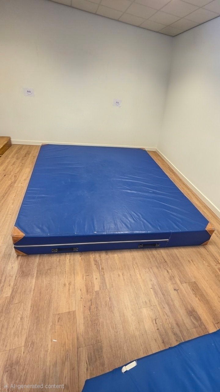 Valmat schoolgym 3x2m, 30cm dik, goede conditie, Sport en Fitness, Ophalen, Gebruikt