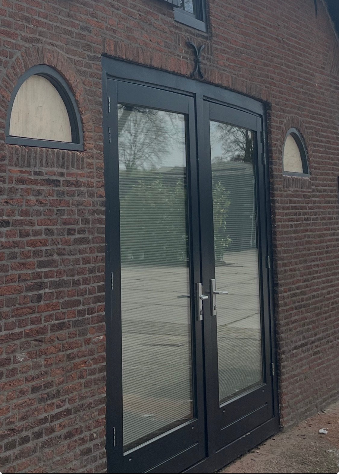 Zware deuren zgan 58mm dik dubbel glas, Doe-het-zelf en Verbouw, Kozijnen en Schuifpuien, Ophalen, Deurkozijn, 225 cm of meer
