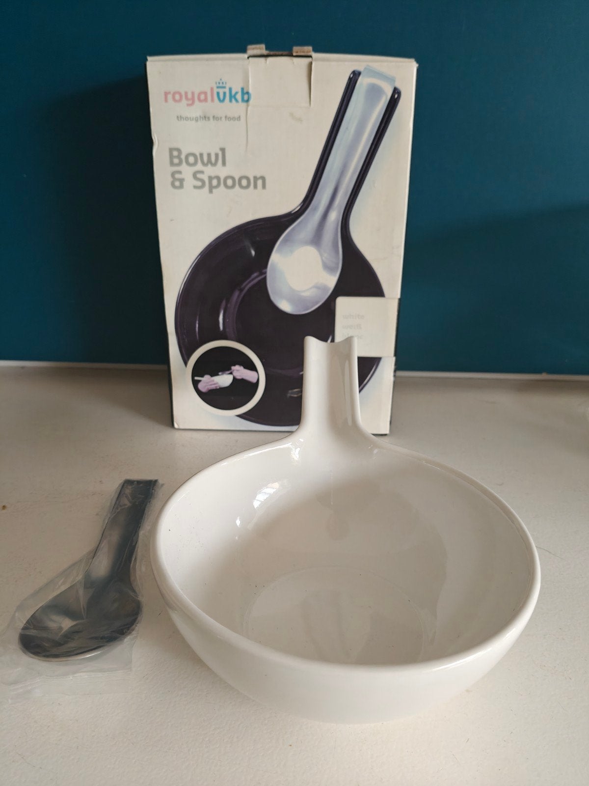 Ineke Hans x RoyalVKB Bowl & Spoon soepkom + lepel Royal VKB, Huis en Inrichting, Overige merken, Keramiek, Nieuw, Ophalen of Verzenden