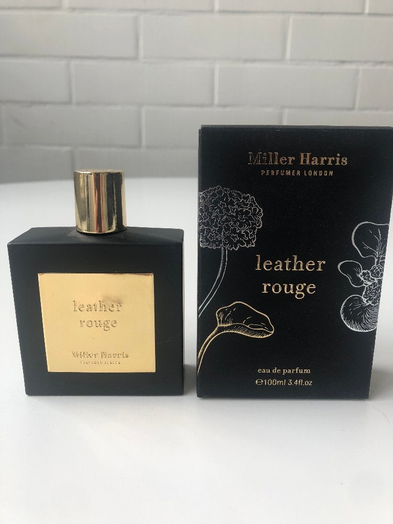 Miller Harris-Leather Rouge-decants-stalen, Verzenden, Zo goed als nieuw