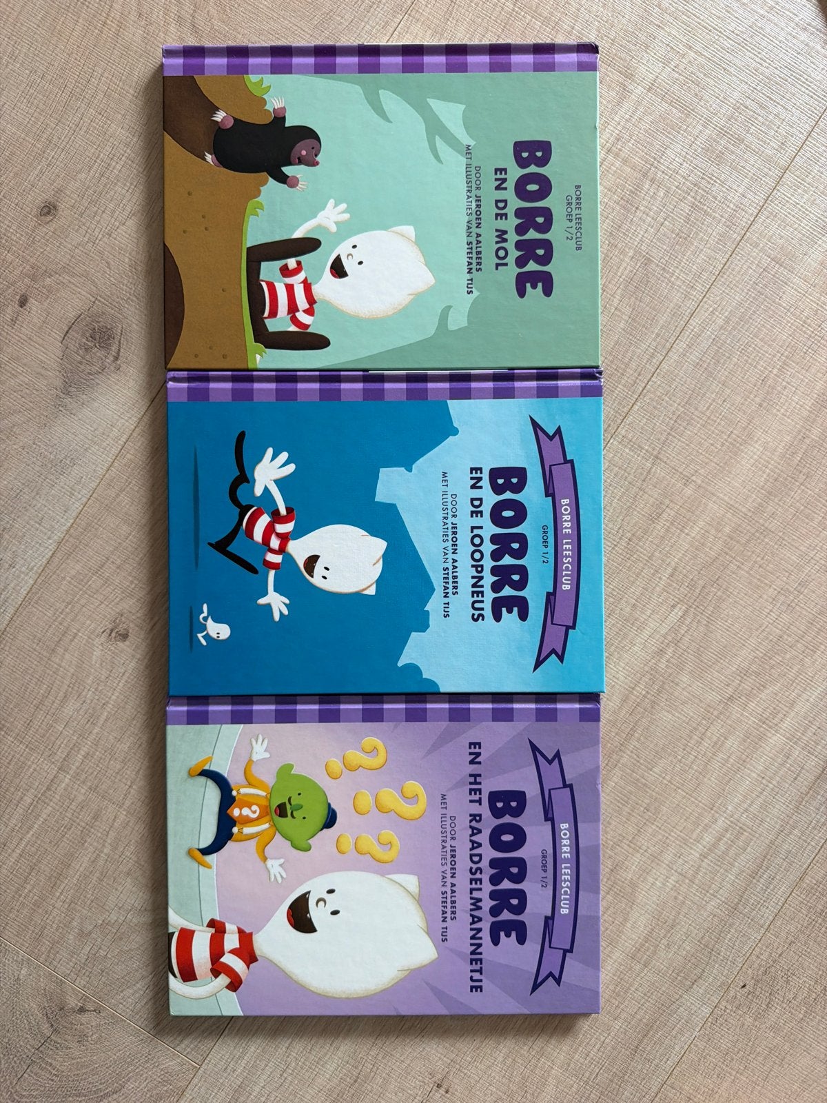 Borre Leesclub Boekenset: Mol, Loopneus, Raadselmannetje, Boeken, Ophalen of Verzenden, Zo goed als nieuw, Fictie algemeen