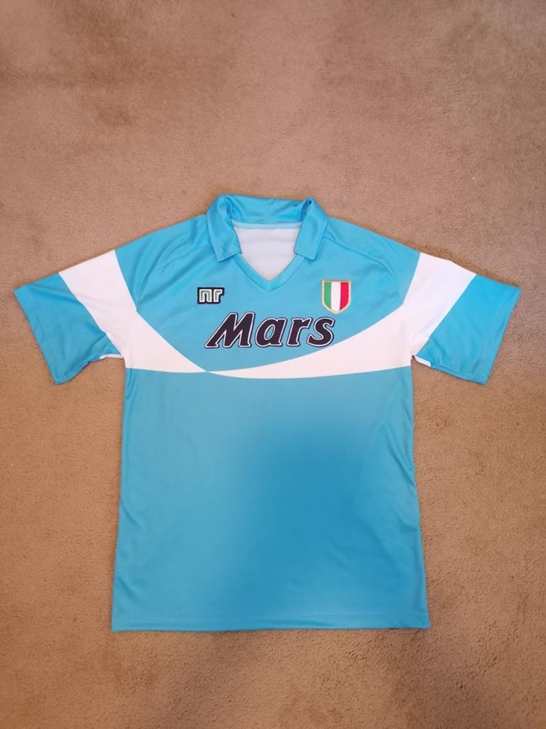 SSC Napoli Maradona retro shirt 1990-91., Verzamelen, Sportartikelen en Voetbal, Ophalen of Verzenden, Zo goed als nieuw, Buitenlandse clubs