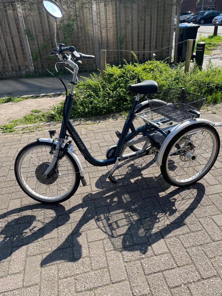 Van Raam Maxi elektrische driewielfiets - Z.G.A.N., Ophalen of Verzenden, Zo goed als nieuw, Schijfrem