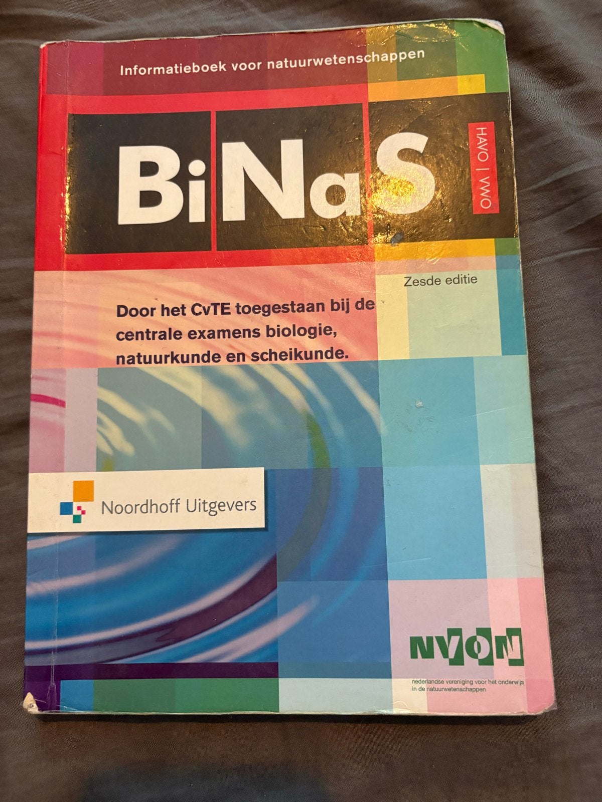 BiNaS 6e editie HAVO/VWO - Informatieboek natuurwetenschappe, Boeken, Ophalen, Gelezen, HAVO, Biologie