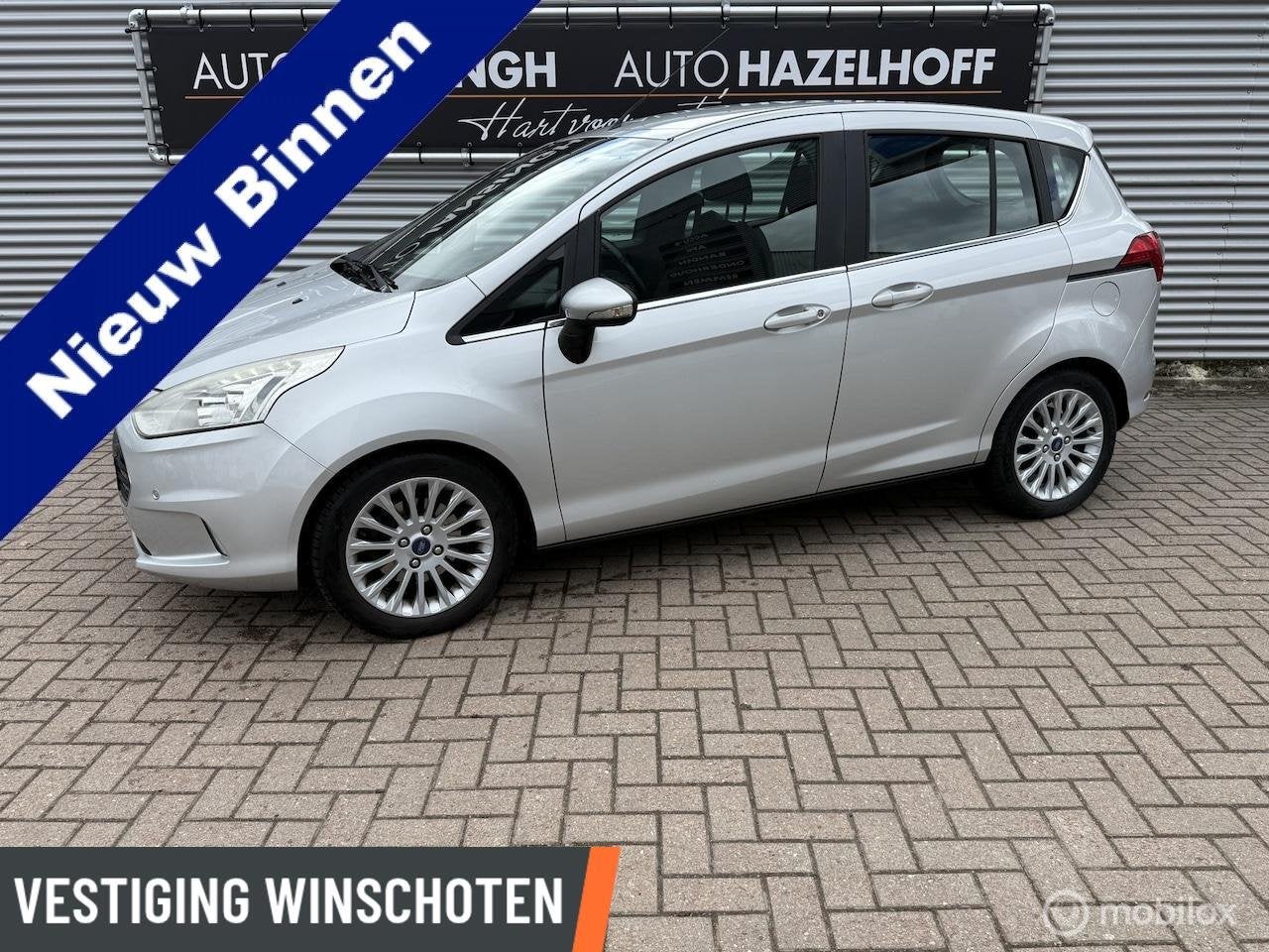 Ford B-Max 1.0 EcoBoost Titanium als nieuw | Camera | PDC V+, Voorwielaandrijving, Euro 5, 101 pk, Gebruikt