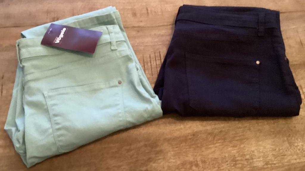 2 Charles Vogele stretch broeken, Kleding | Dames, Maat 38/40 (M), Overige kleuren, Ophalen of Verzenden, Zo goed als nieuw