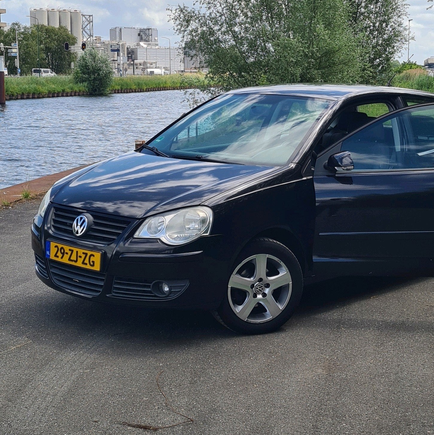 Volkswagen Polo 1.9 TDI 74KW 2008 Zwart, Voorwielaandrijving, Stof, 4 cilinders, 100 pk