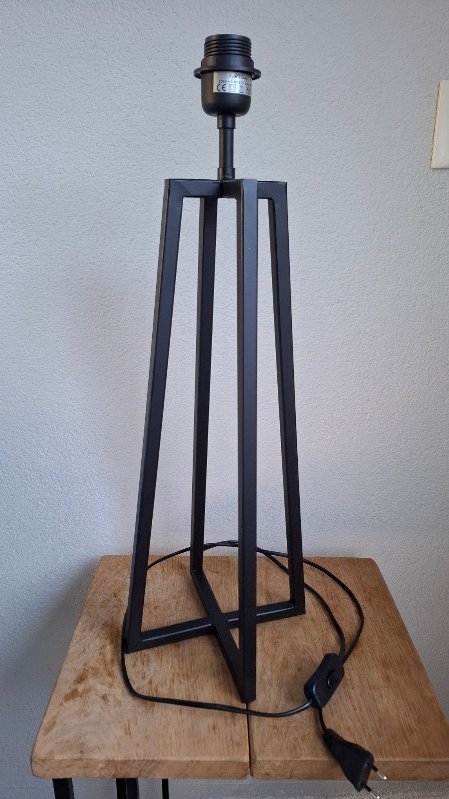 Lampenvoet 60cm hoog, Ophalen, 50 tot 75 cm