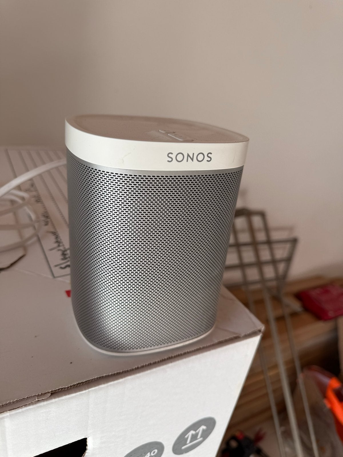 Sonos Play:1 slimme speaker - Wit, Audio, Tv en Foto, Ophalen, Slimme speaker, Gebruikt, WiFi