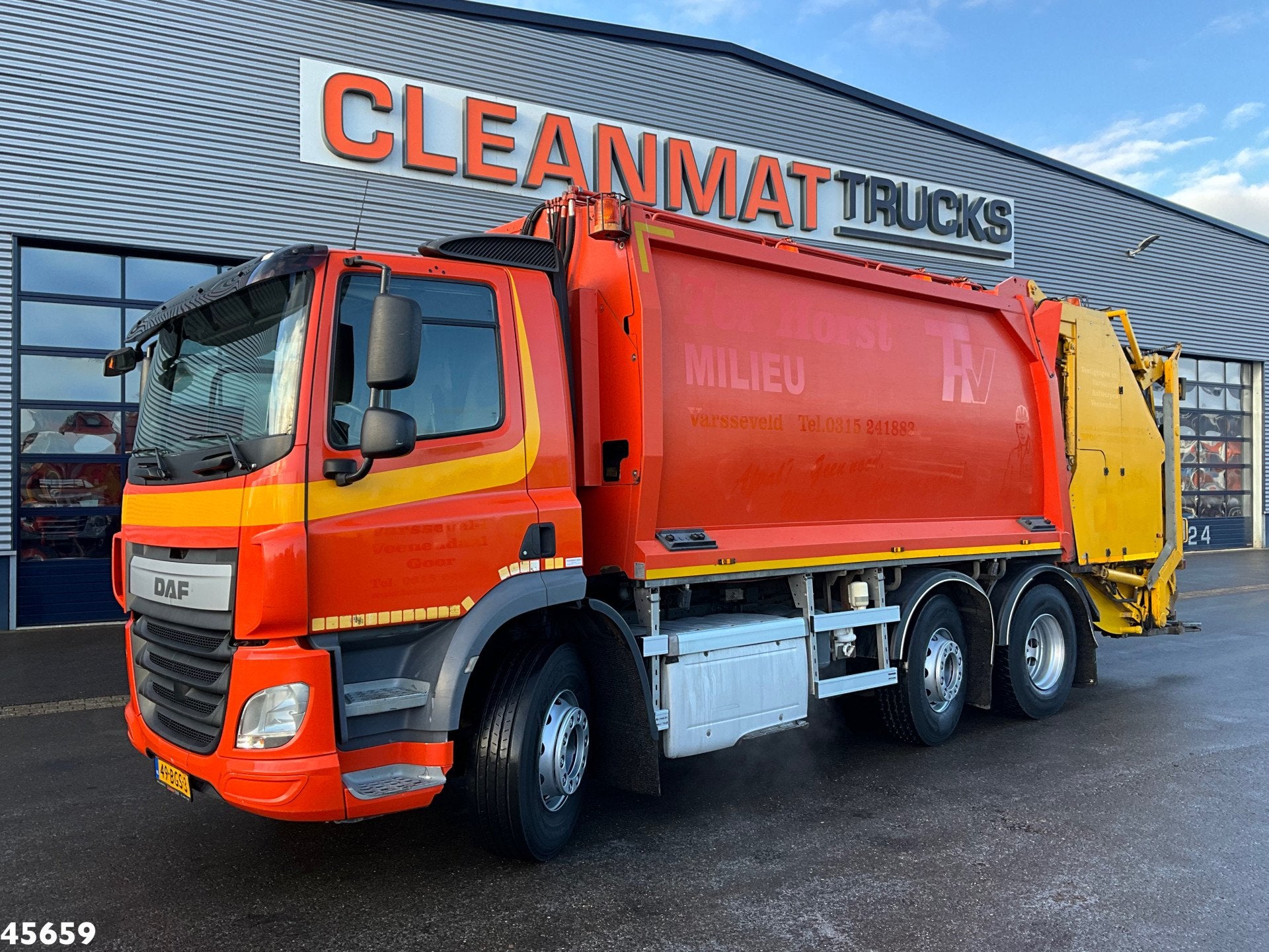 DAF FAG CF 290 Euro 6 Geesink 20m³ (bj 2016), Auto's, Automaat, Parkeercamera, Euro 6, Diesel