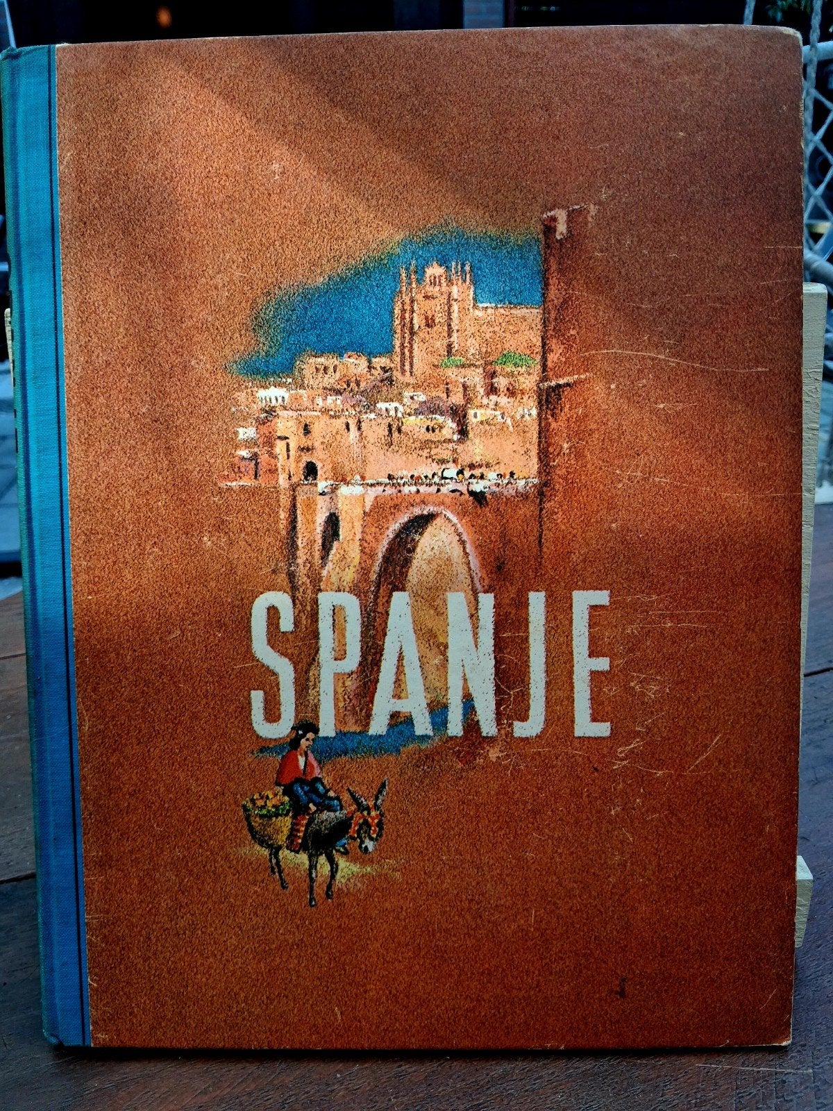Vintage Douwe Egberts Plaatjesalbum Spanje (1963), Boeken, Ophalen of Verzenden, Gelezen