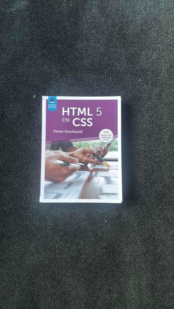 HTML & CSS5 Handboek, Boeken, Informatica en Computer, Zo goed als nieuw, Programmeertaal of Theorie, Ophalen of Verzenden
