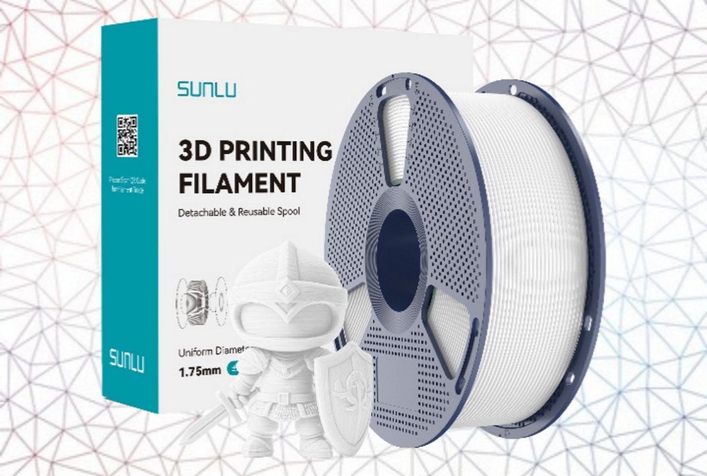 SUNLU 3D filament PLA+ 1.75mm 1kg Ceramic, Computers en Software, Ophalen of Verzenden, Nieuw, Filamentrollen