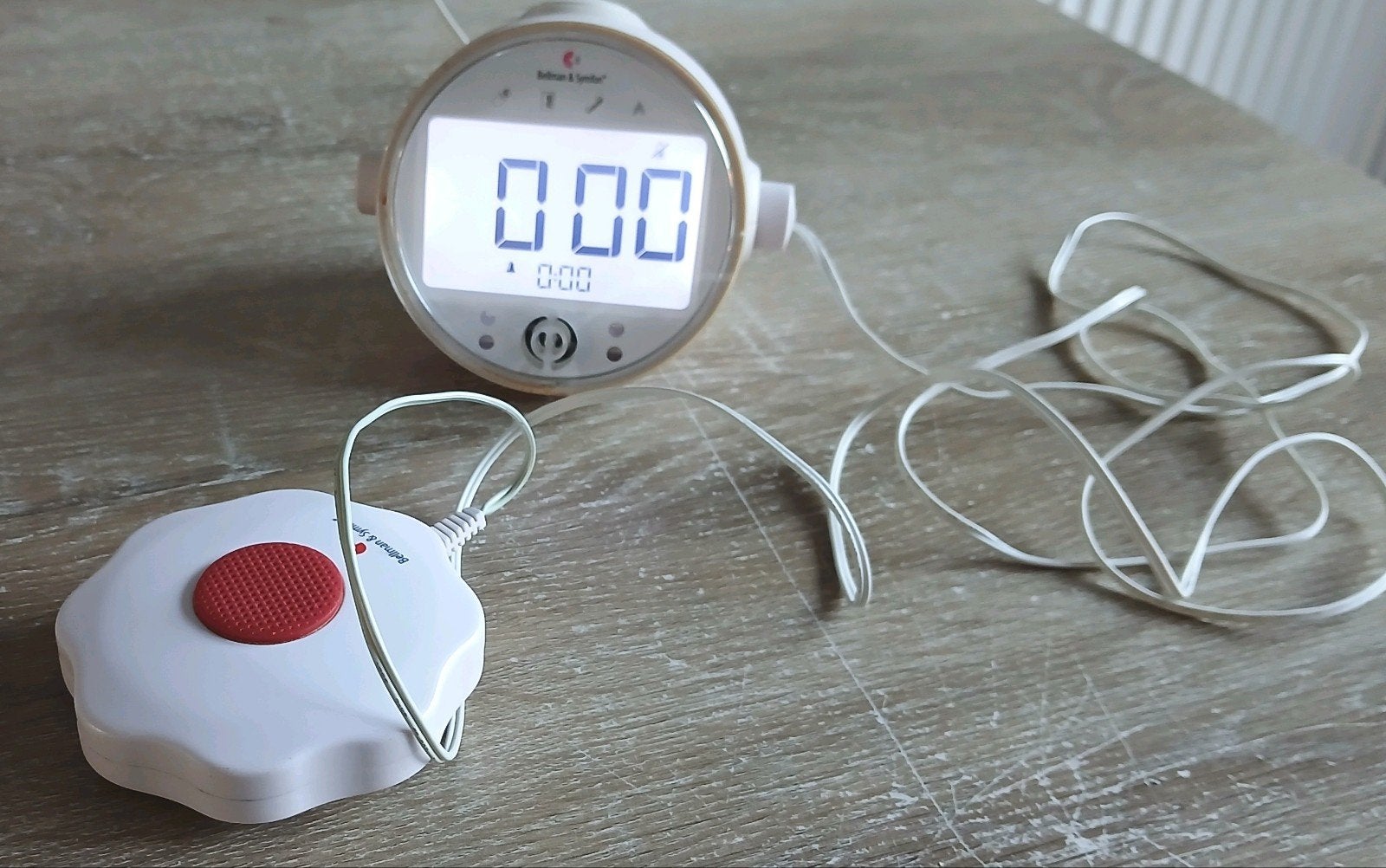 Bellman & Symfon BE1350 Wekker met trilkussen, Ophalen of Verzenden, Zo goed als nieuw
