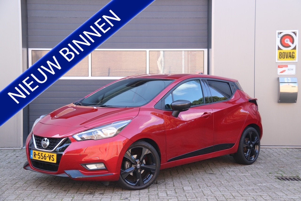 Nissan Micra 1.0 IG-T N-Sport Automaat, Stoelverwarming, Car, Auto's, Dealer onderhouden, 101 pk, Gebruikt, 1055 kg