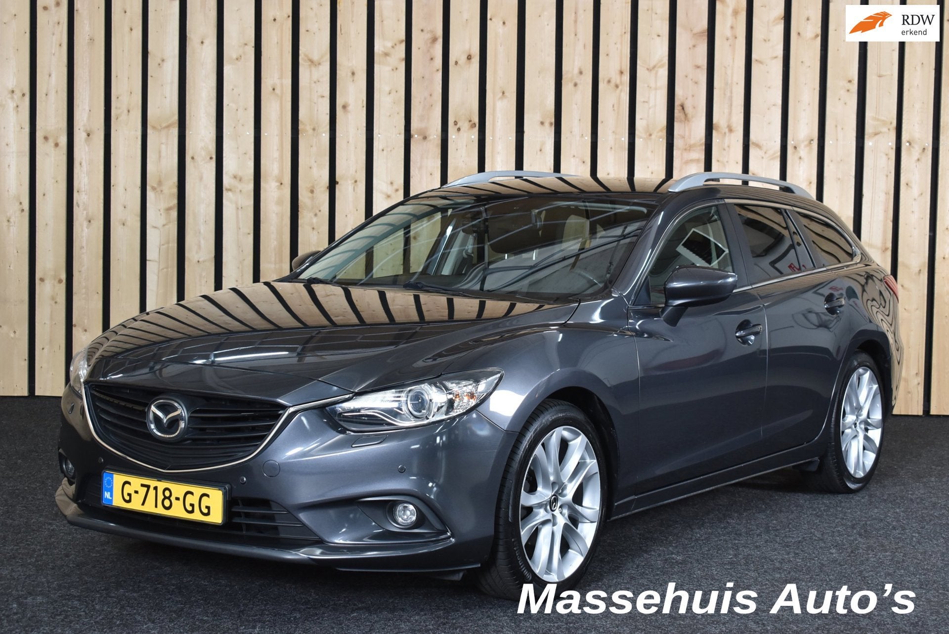 Mazda 6 Sportbreak 2.0 HP GT-M 95dkm Trekhaak Leer Navi Crui, Voorwielaandrijving, Gebruikt, 4 cilinders, 6 sportbreak