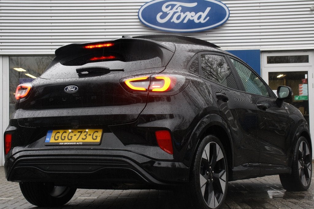 Ford Puma 1.0EB Hybrid ST-Line X, Auto's, 125 pk, Zwart, Origineel Nederlands, Bedrijf