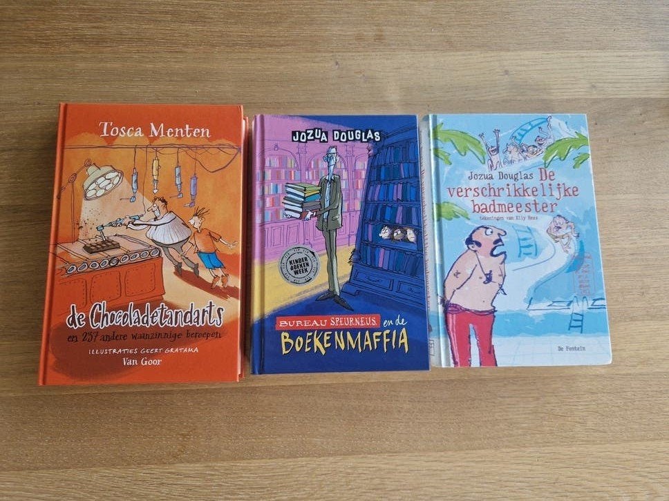 Kinderboeken set: Tosca Menten & Jozua Douglas, Ophalen of Verzenden, Zo goed als nieuw, Fictie algemeen