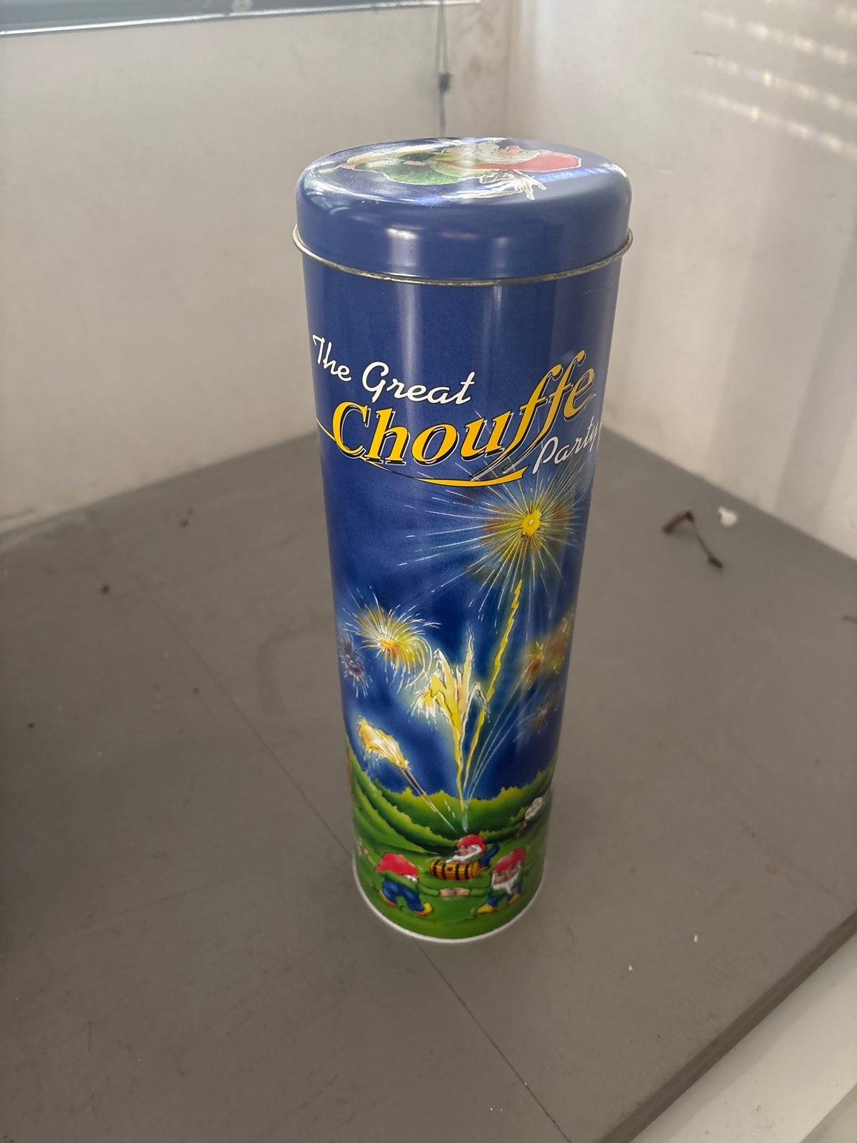 The Great Chouffe Party blik - Limited Edition, Verzamelen, Ophalen of Verzenden, Gebruikt, Overige, Overige merken