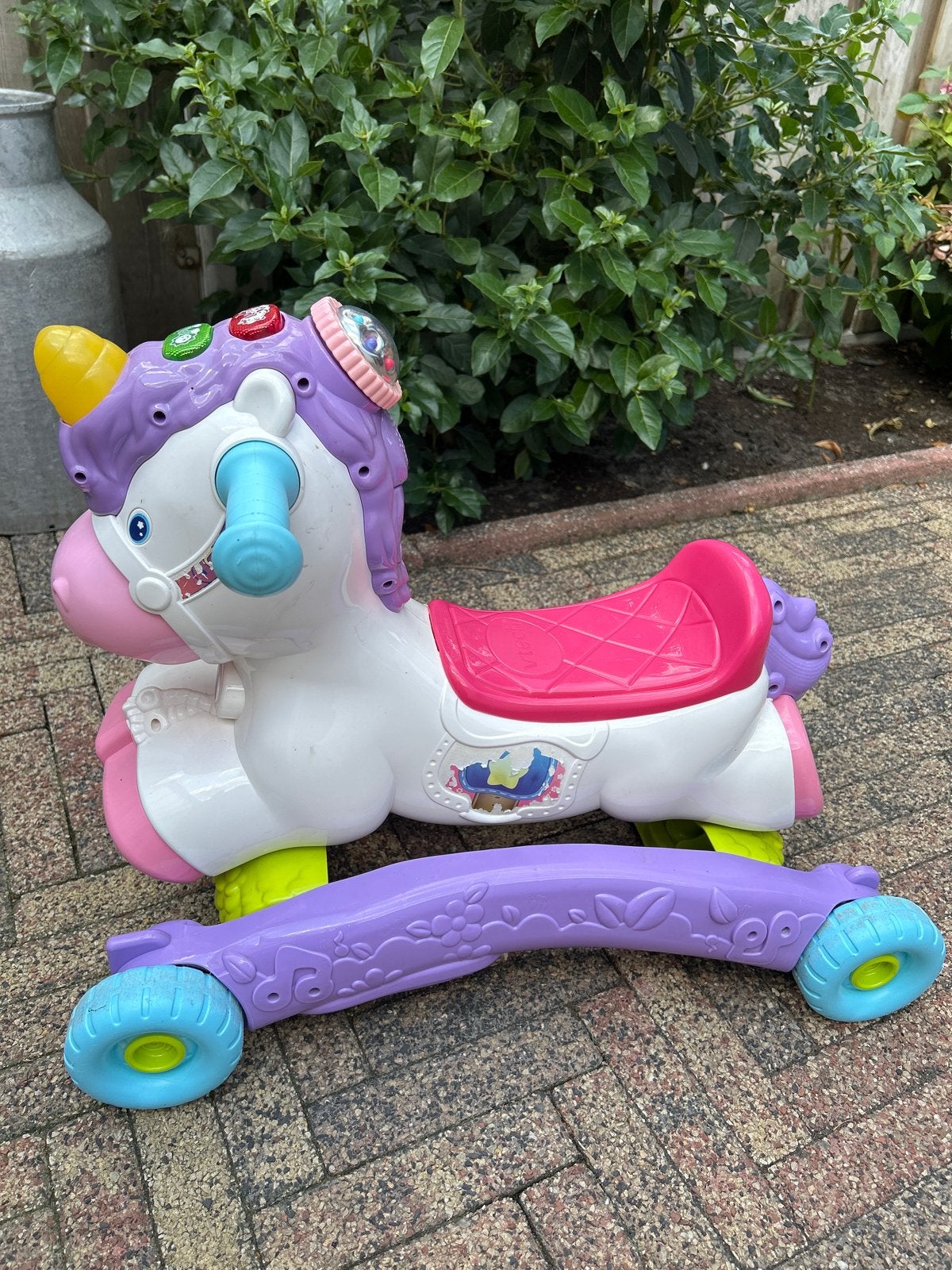 VTech 3-in-1 Magische Eenhoorn Loopvoertuig, Ophalen, Gebruikt, Loopvoertuig