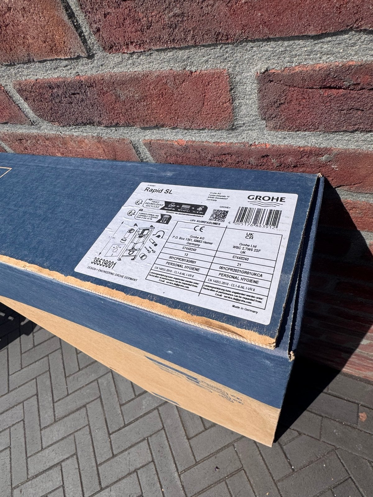 GROHE Rapid SL 38539001 inbouwreservoir hangtoilet, Doe-het-zelf en Verbouw, Sanitair, Ophalen, Nieuw, Toilet