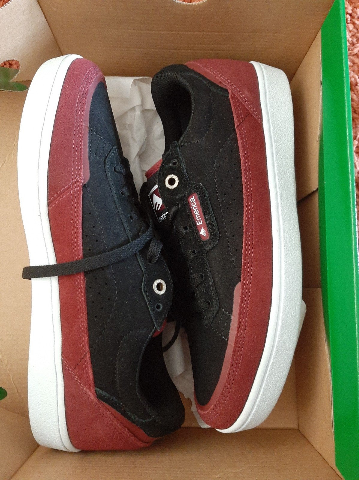 Emerica Gamma X Independent sneakers - Zwart/Rood - Maat 42, 2251 Faraday Ave, Carlsbad, CA 92008, USA, Zwart, Nieuw, Sneakers of Gympen