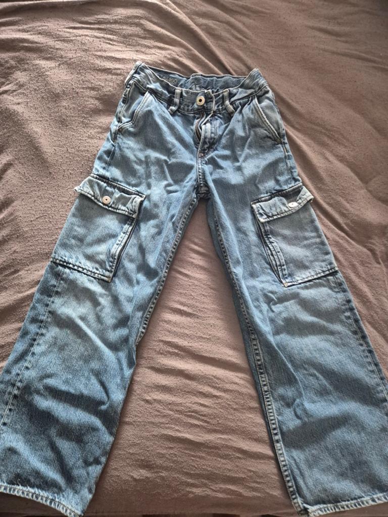 G-Star RAW Cargo Loose Jeans - Maat 8, Blauw, Overige jeansmaten, Ophalen of Verzenden, Gedragen