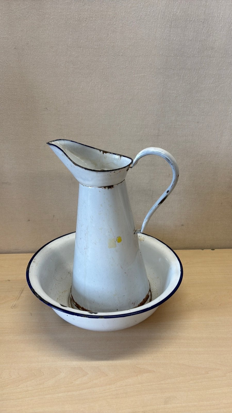 Brocante waterksn met kom, Antiek en Kunst, Ophalen of Verzenden
