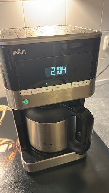 Braun koffiemachine voor gemalen koffie, Koffiemachine, Gemalen koffie, Ophalen of Verzenden, Zo goed als nieuw